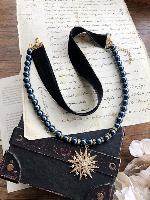 [Estrellas] Estrogus Bright Star Choker Navy 2 SILLE DÉVELOPPEMENT