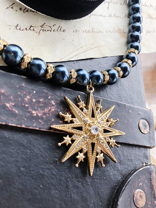 [Estrellas] Estrogus Bright Star Choker Navy 2 SILLE DÉVELOPPEMENT