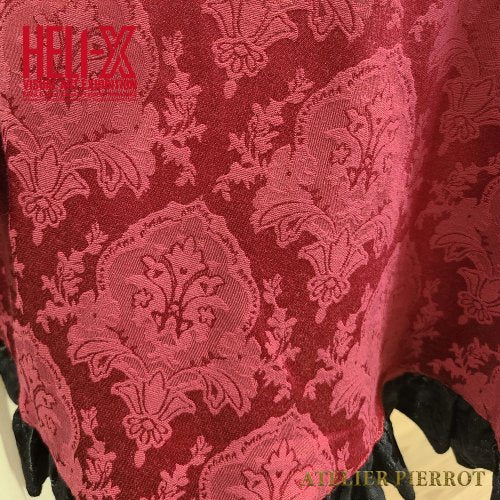 【HELI-X × ATELIER PIERROT】  Rose Red Madness　薔薇色の憤怒　赤黒ケープ