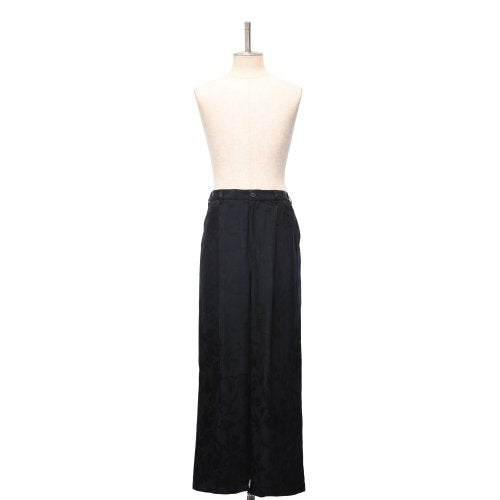 【MiDiom】ミディオム　JQ 1Tuck Wide Pants　 Black