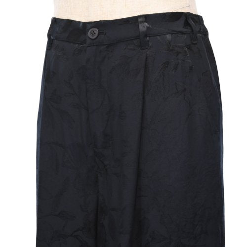 【MiDiom】ミディオム　JQ 1Tuck Wide Pants　 Black