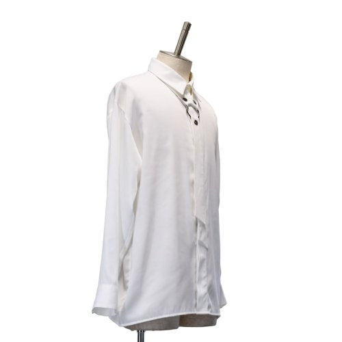 【MiDiom】ミディオム　Ring Tie Big Shirt　White