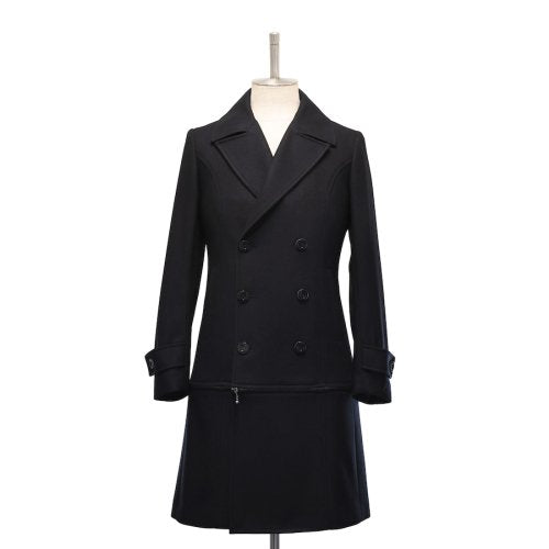 【MiDiom】ミディオム　Zip Long P Coat　 Black