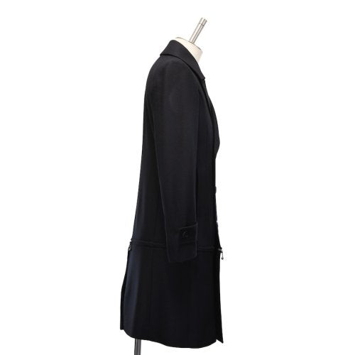 【MiDiom】ミディオム　Zip Long P Coat　 Black