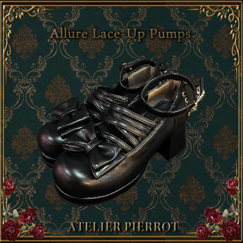 【ATELIER PIERROT】　Allure Lace-Up Pumps   S/M/L/XL