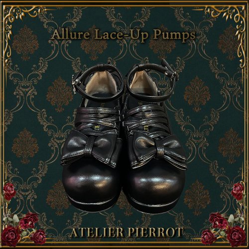 【ATELIER PIERROT】　Allure Lace-Up Pumps   S/M/L/XL