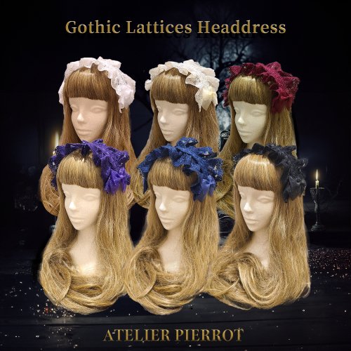 【ATELIER PIERROT】　Gothic Lattices Headdress (Clip Version)