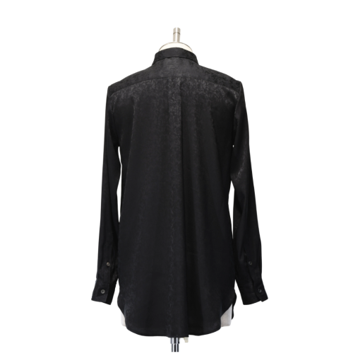 【MiDiom】ミディオム　Crocus JQ Long Shirt　 Black
　