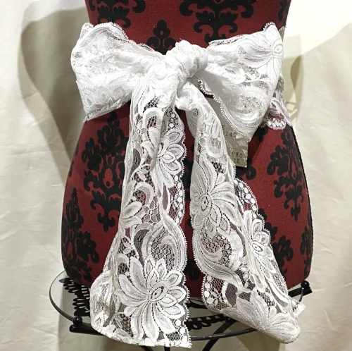 [Marmor] Marmor Korsett Typ Feminine Spitzengürtel: Weiße Spitze