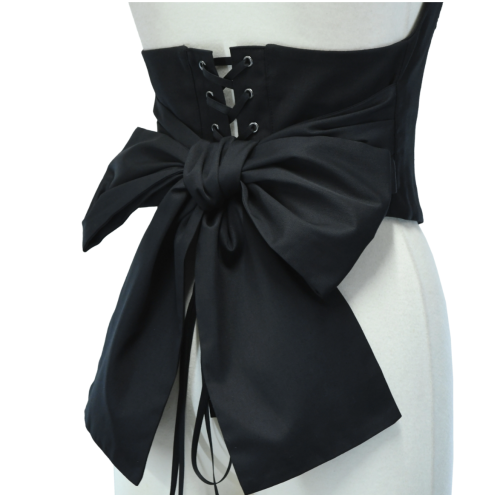 [Sheglit] Sheglit“ Noble” Holter Ribbon Best Black