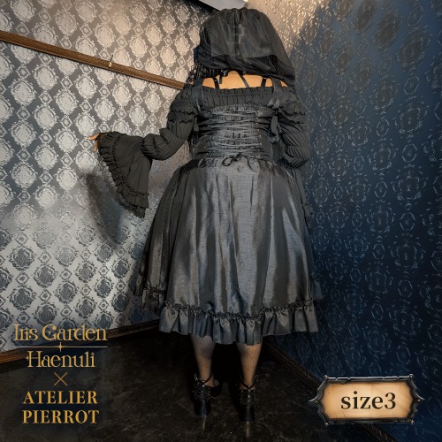 【ATELIER PIERROT] Secret Chamber Corset JSK Haenuli Colaboración Tamaño 2★Período de pedido hasta el 6 de octubre (Sol)★