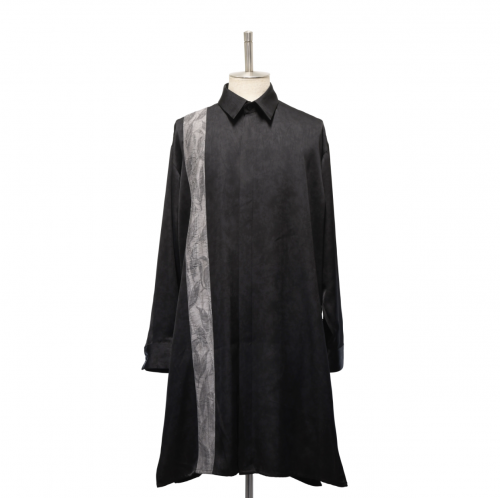 【MiDiom】ミディオム ●予約●　"MURAKUMO" Long Shirt　 Black