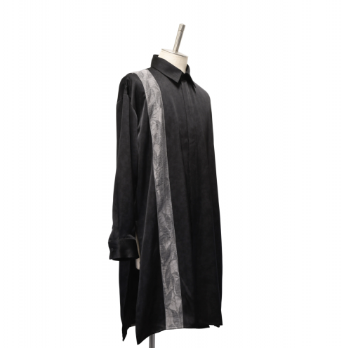 【MiDiom】ミディオム ●予約●　"MURAKUMO" Long Shirt　 Black