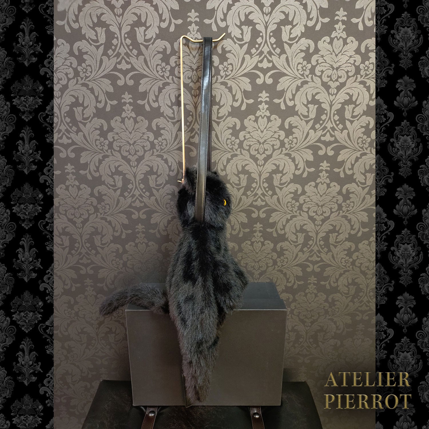 【ATELIER PIERROT】　Noir Neko Shoulder Bag　ホワイト/グレー/ブラック ★3月上旬～中旬入荷予定★