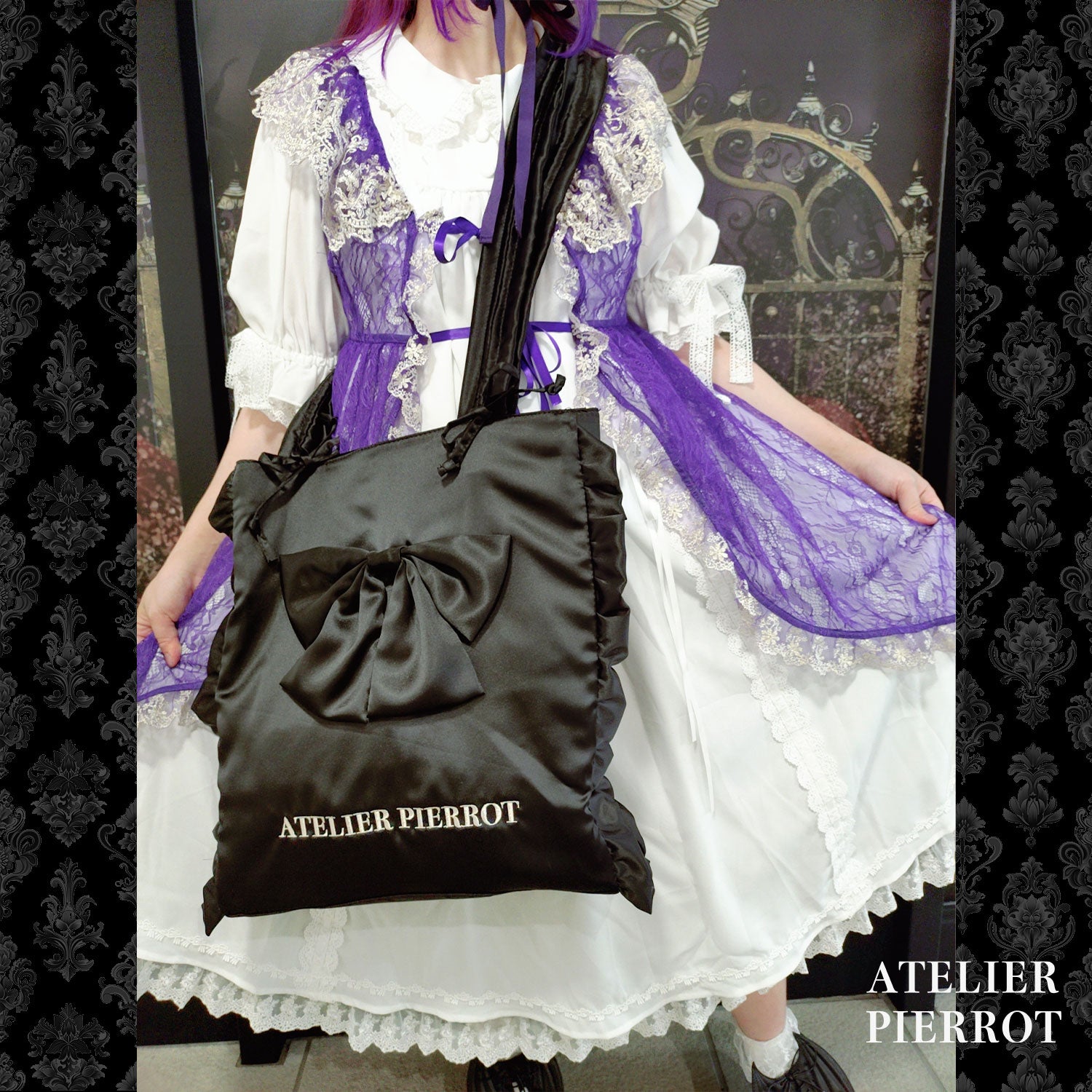 【ATELIER PIERROT】 Bordeaux/Black