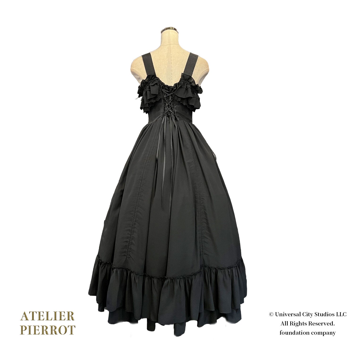【ATELIER PIERROT] WICKED/Elphaba's Long Bustle JSK Noir x Vert/Noir x Noir