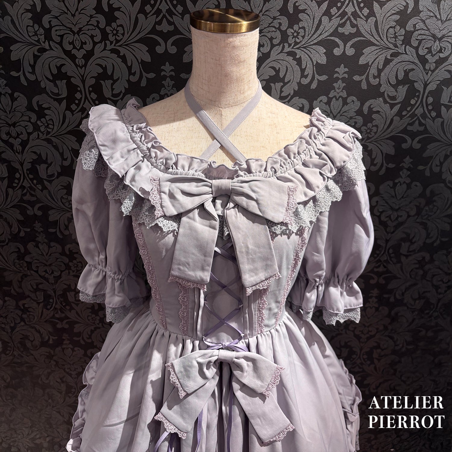 【ATELIER PIERROT】　★Now accepting reservations★Aveline Mimore DressWhite/lavender/Navy/Black