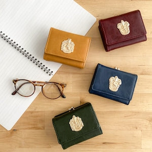 【Physical Drop】フィジカルドロップ　Harry Potter×Flapperホグワーツ４寮エンブレムミニウォレット　グリフィンドール/レイブンクロー