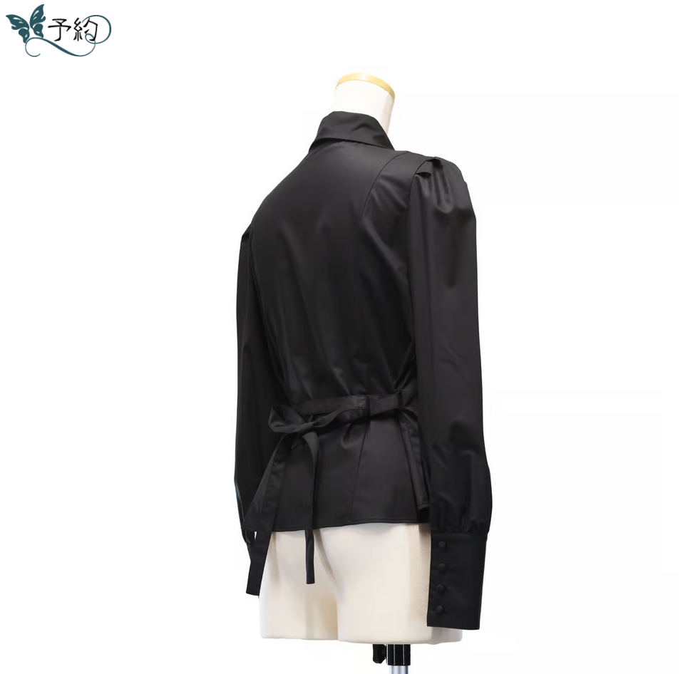 [Sheglit] Sheglit●保留●主教袖jabo衬衫白色/黑色M/L