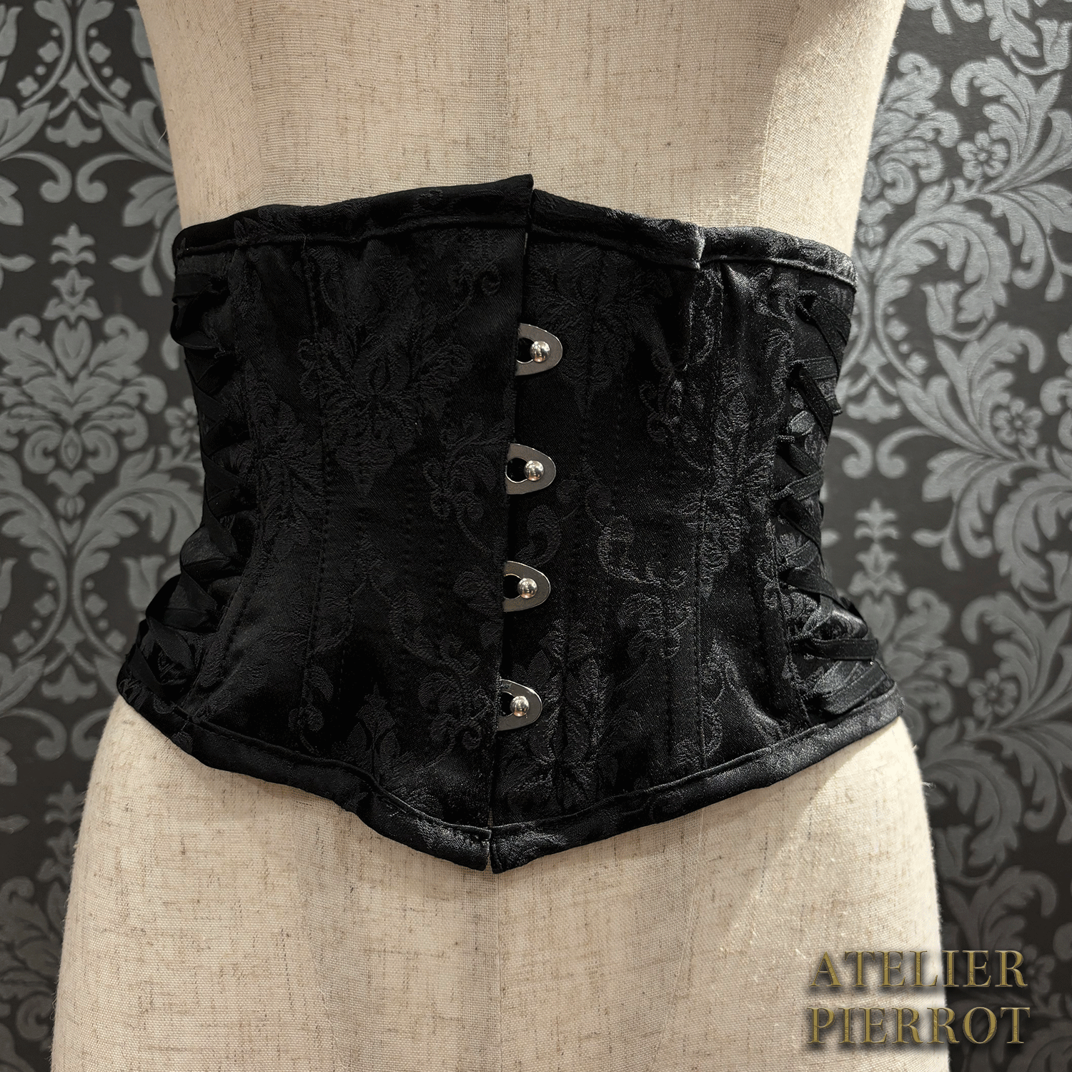 【ATELIER PIERROT】　Midnight Thorn Corset　White/Wine/Navy/Black×White/Black