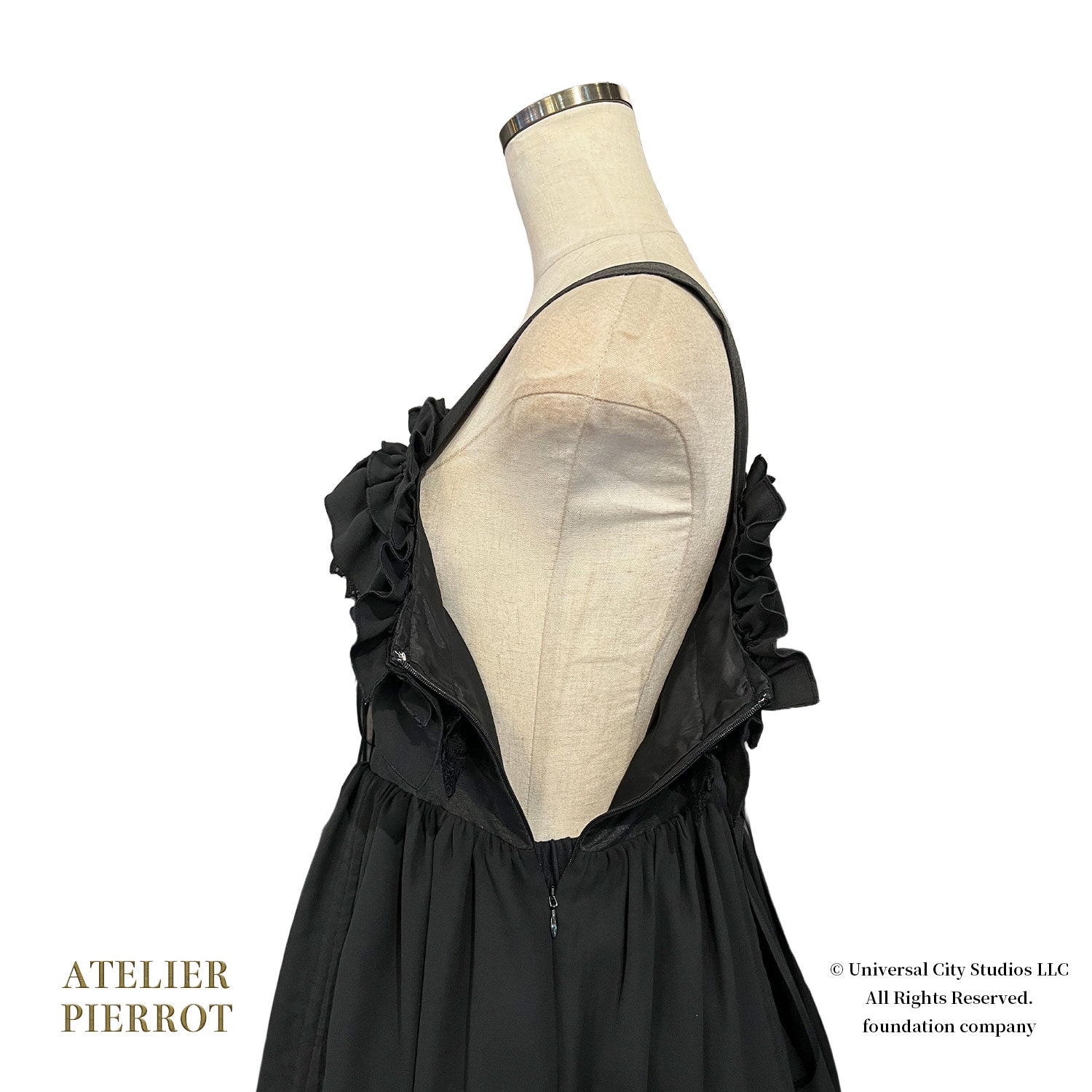 【ATELIER PIERROT] WICKED/Elphaba's Long Bustle JSK Noir x Vert/Noir x Noir