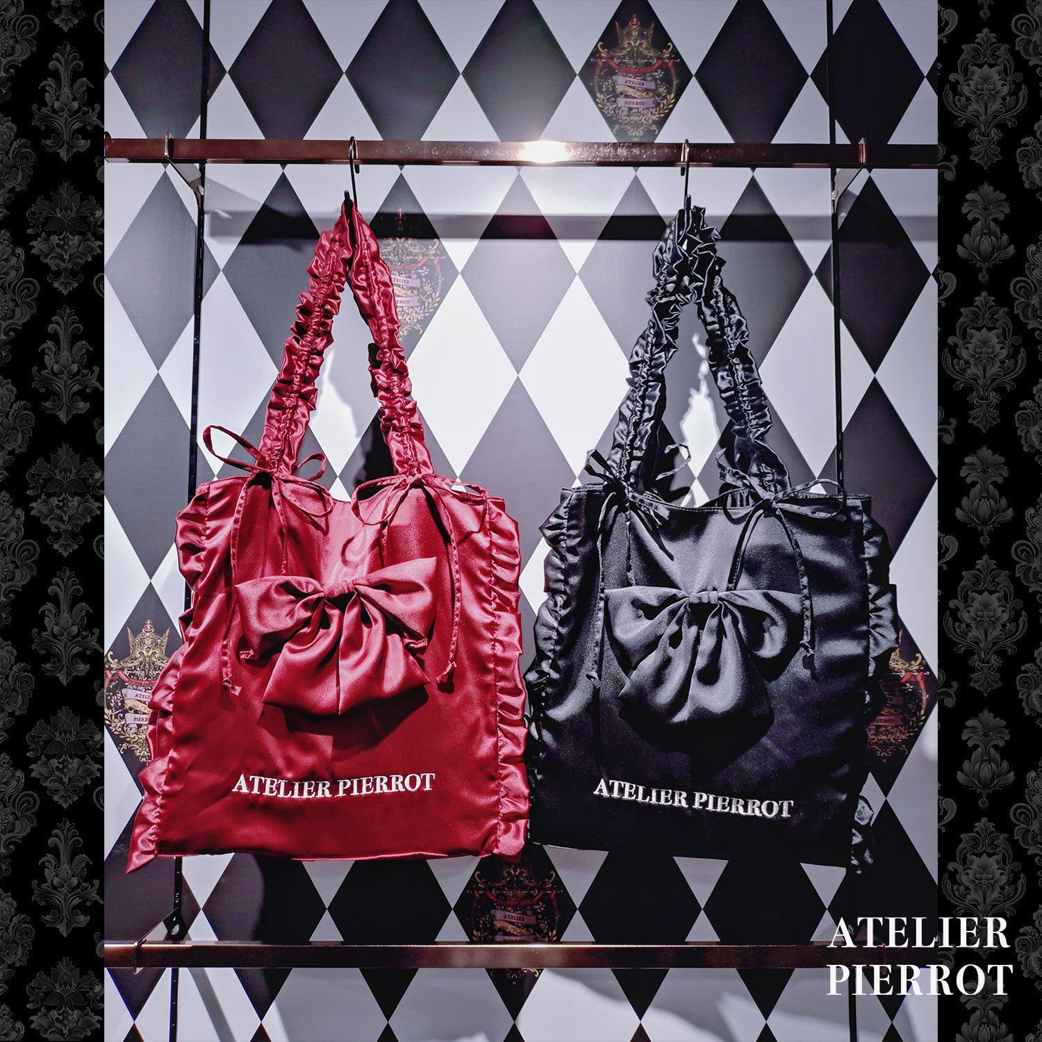 【ATELIER PIERROT】 Bordeaux/Black