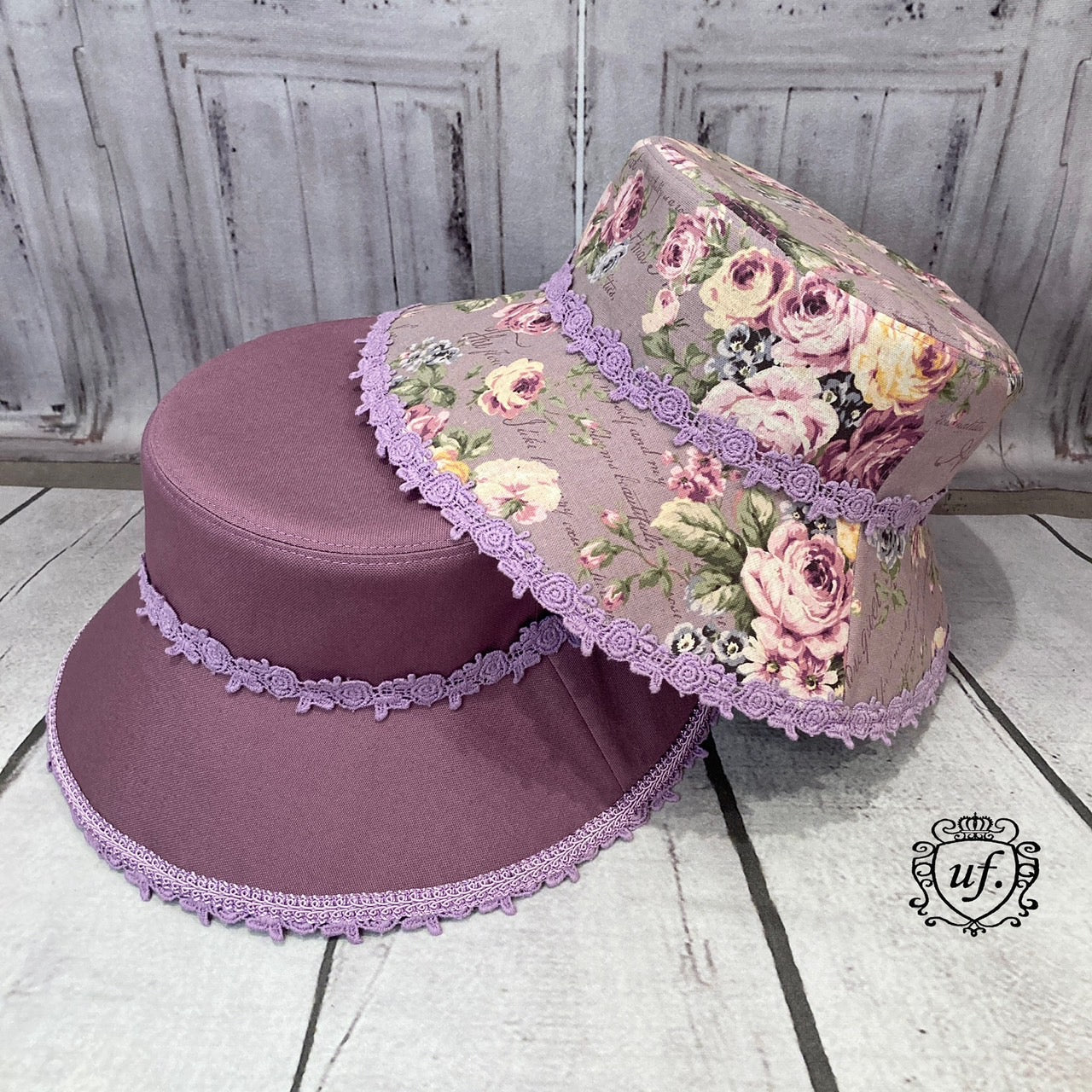 [uf] Sombrero de pescador rosa rococóBlack/Purple/Marrón★Rebajas de invierno hasta el 23 de febrero.★