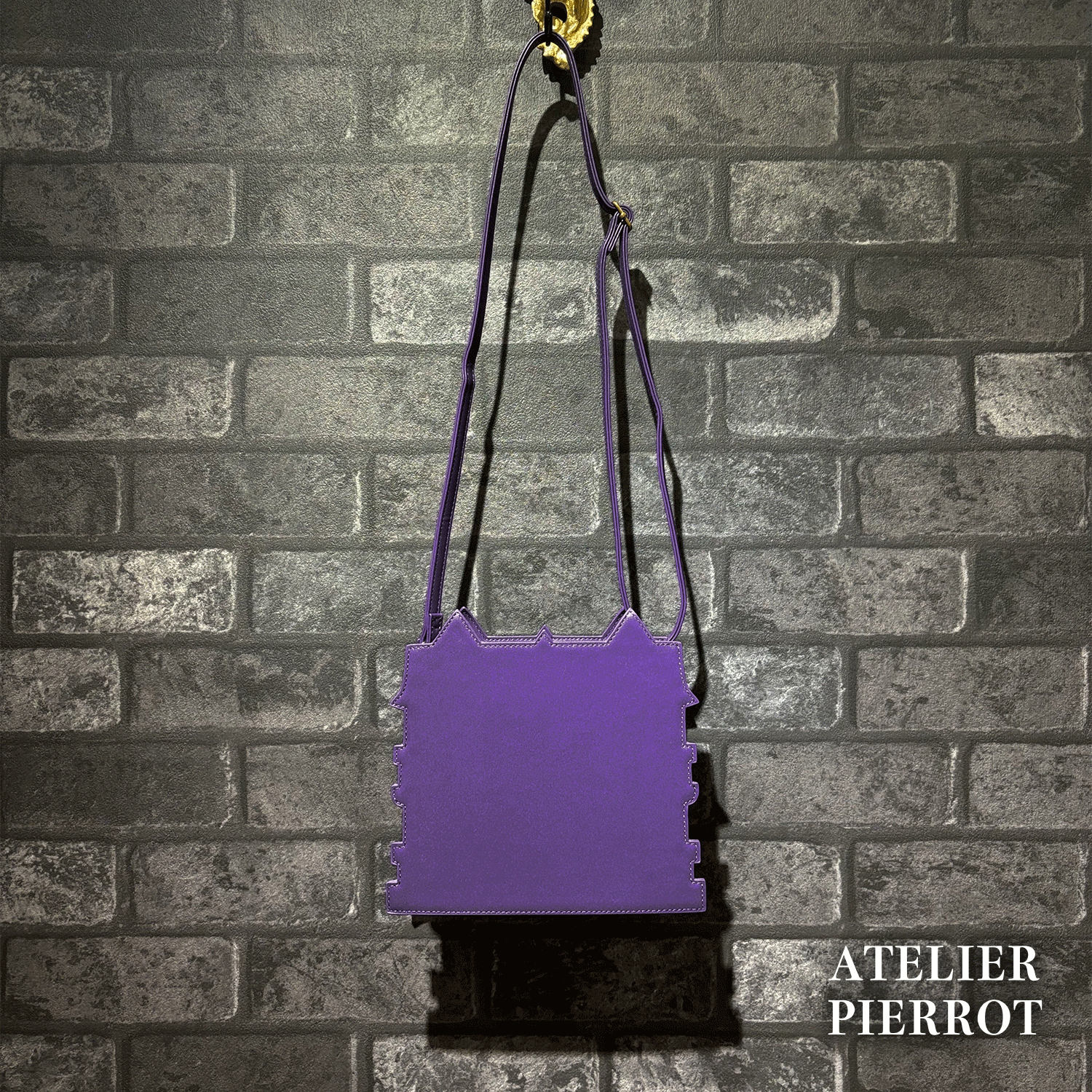 【ATELIER PIERROT】　Haunted House Pochette　ホワイト/パープル/ブラック　★11月中旬〜下旬発売★