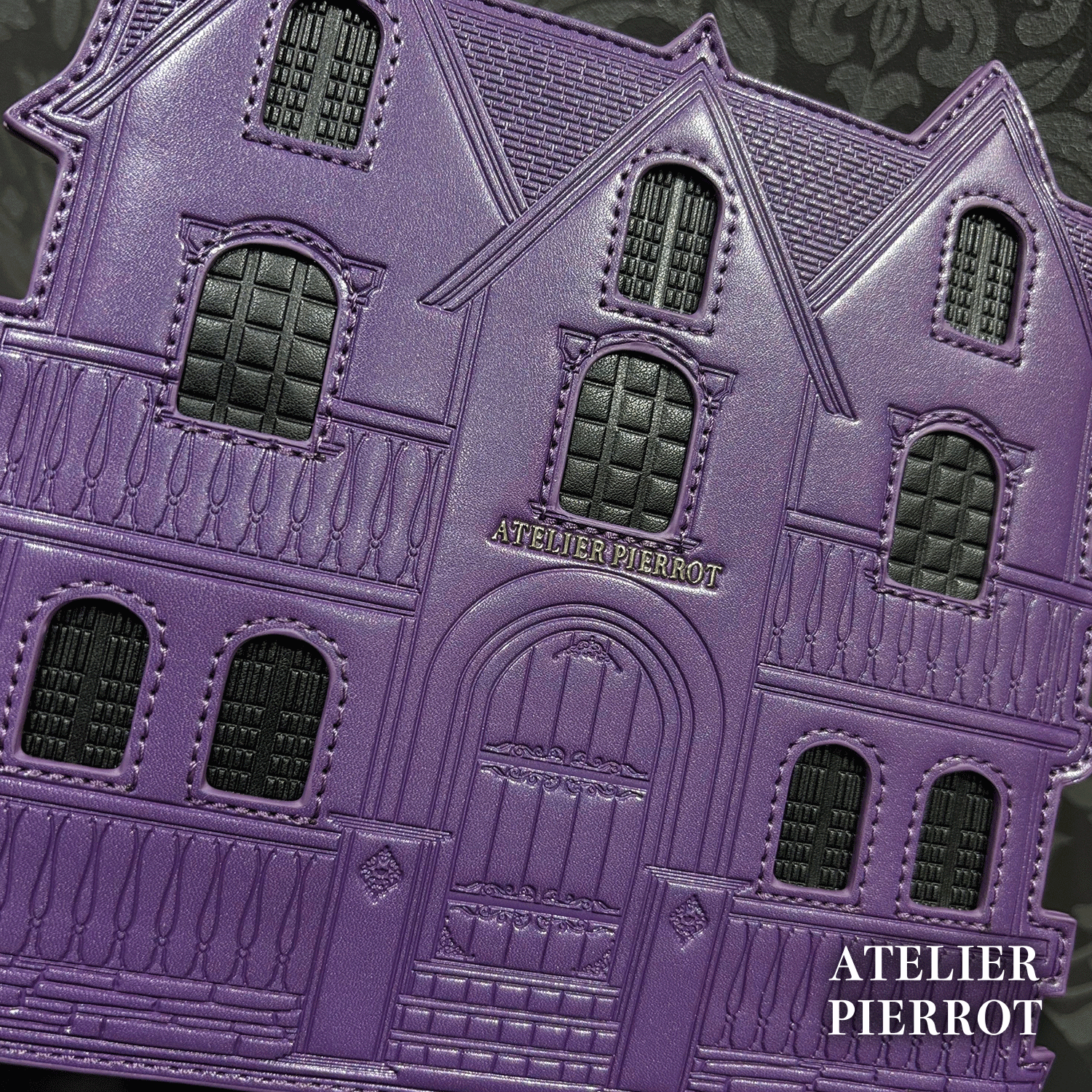 【ATELIER PIERROT】　Haunted House Pochette　ホワイト/パープル/ブラック　★11月中旬〜下旬発売★