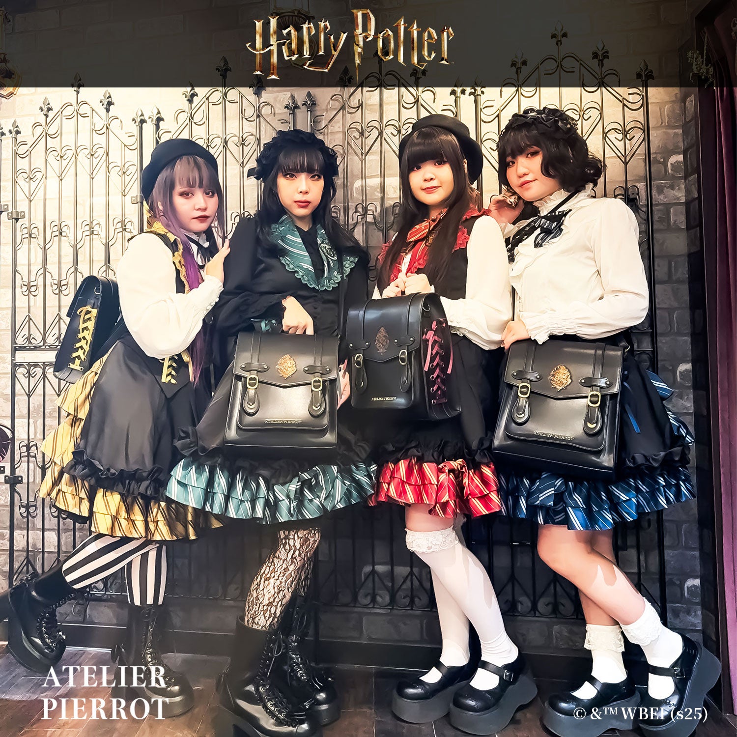【ATELIER PIERROT] Harry Potter/ lace-up satchel bag  ★Released from late October to early November★