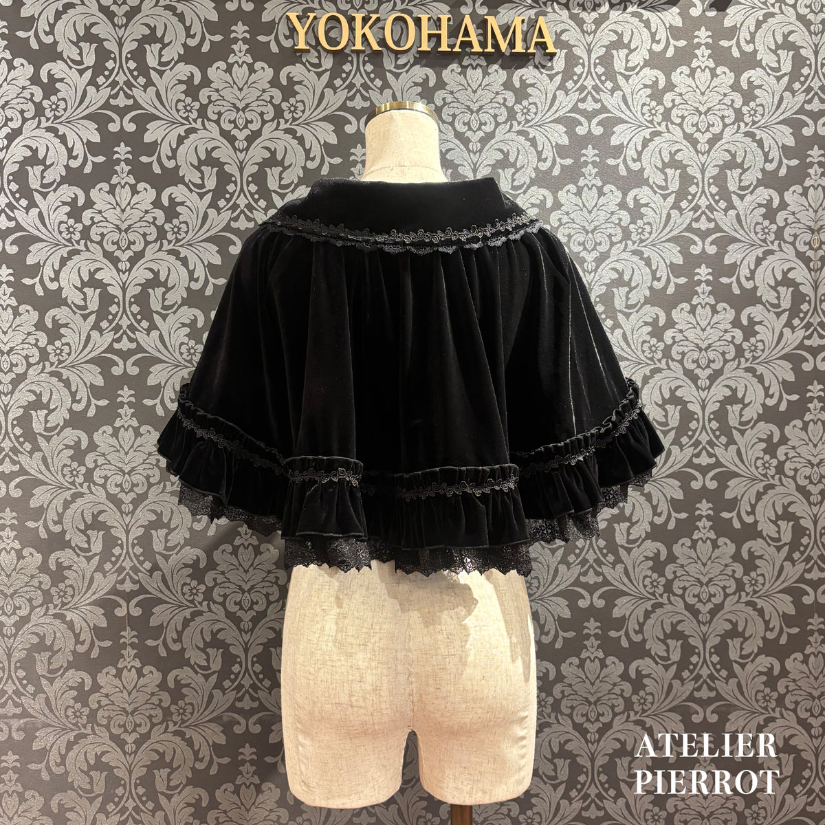 【ATELIER PIERROT】　★Ahora aceptamos reservas★ Capa de terciopelo AdenophoraBordeaux/Purple/Navy/Black