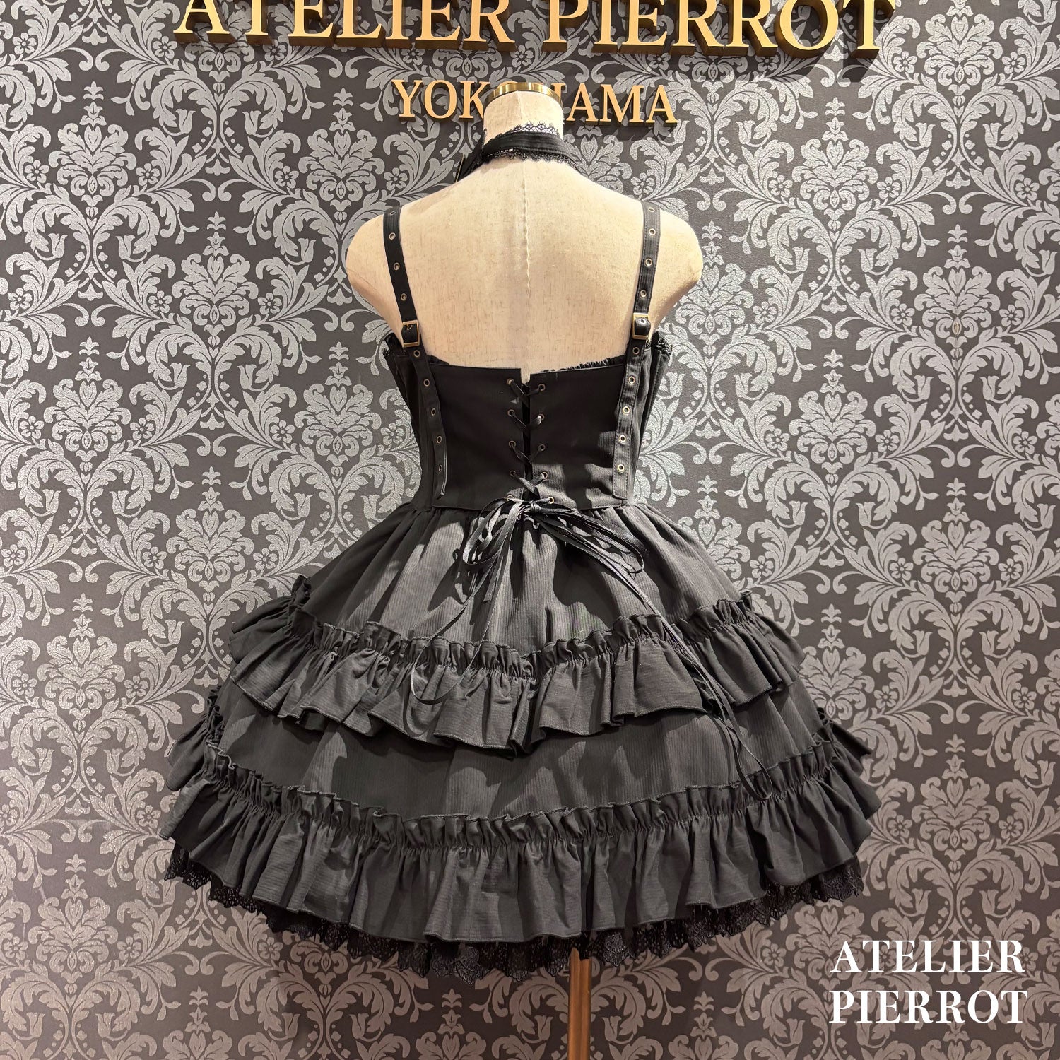 【ATELIER PIERROT】　★ご予約受付中★ Forbidden Prayer Choker Necklace Set  ホワイト/ブラック