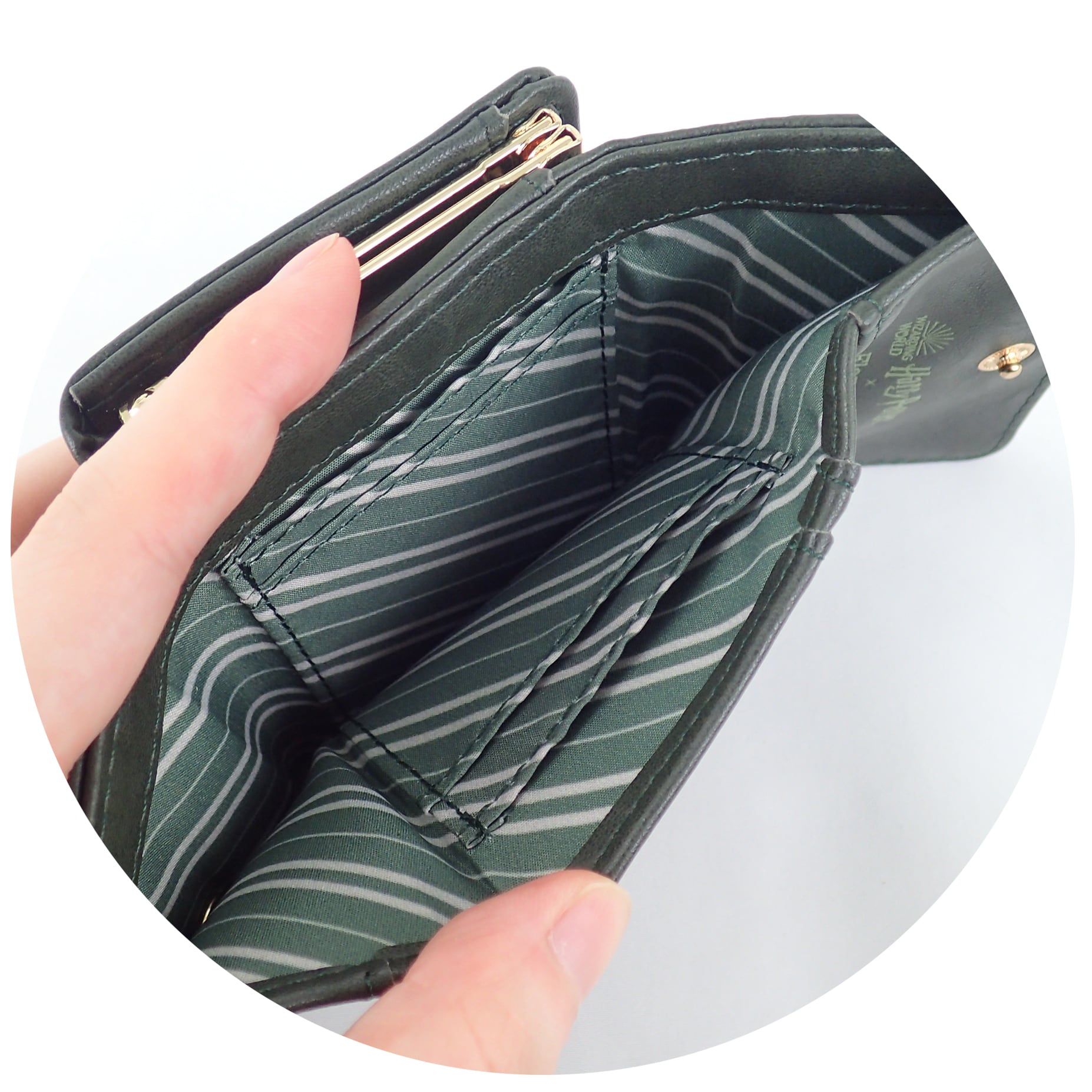 【Physical Drop】フィジカルドロップ　Harry Potter×Flapperホグワーツ４寮エンブレムミニウォレット　グリフィンドール/レイブンクロー