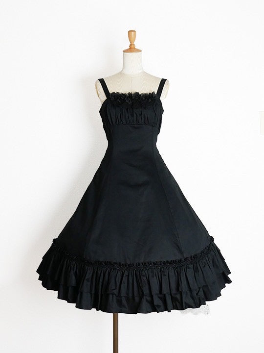 [Jeune fille victorienne] Robe victorienne Luke Floral Lillian Rose Ivoire/Black