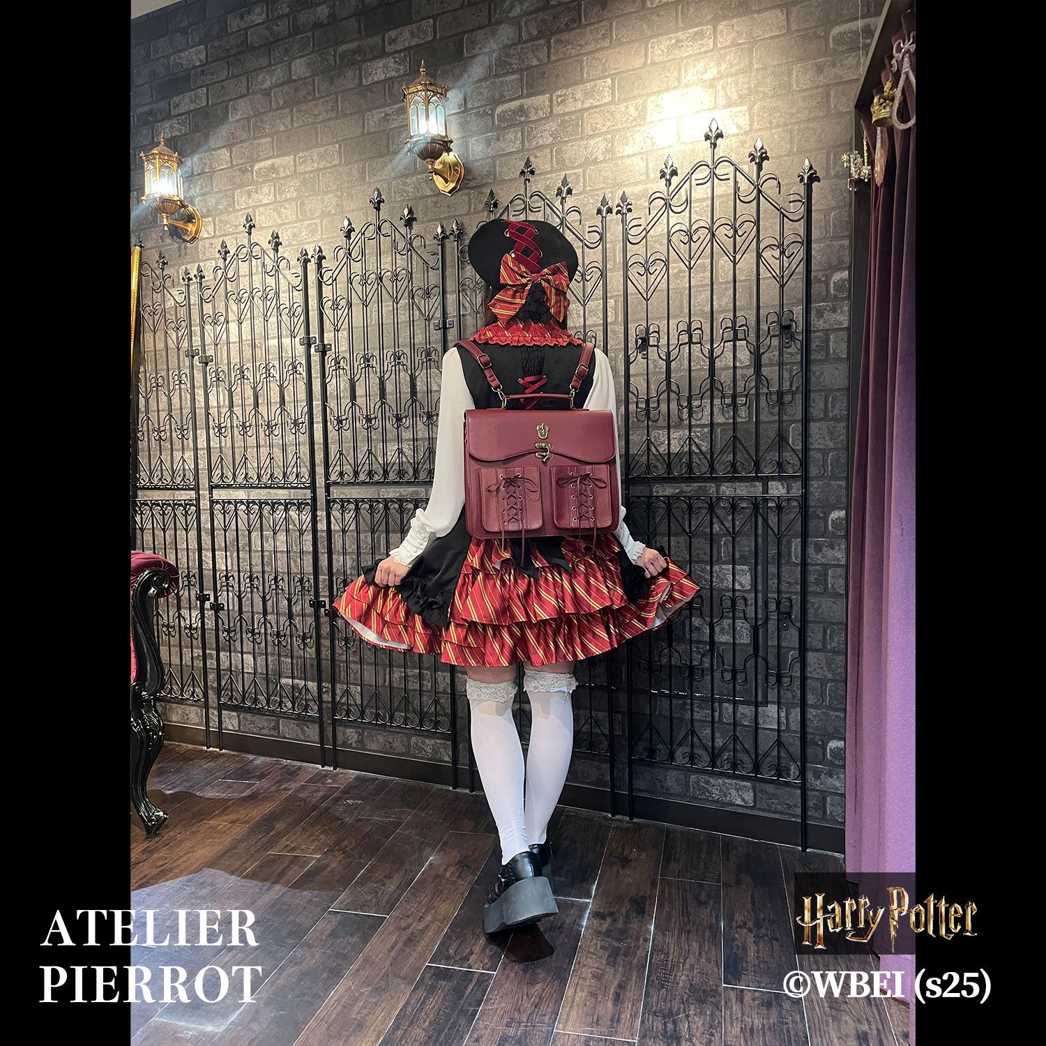 【ATELIER PIERROT] 해리포터/더블 포켓 사첼백