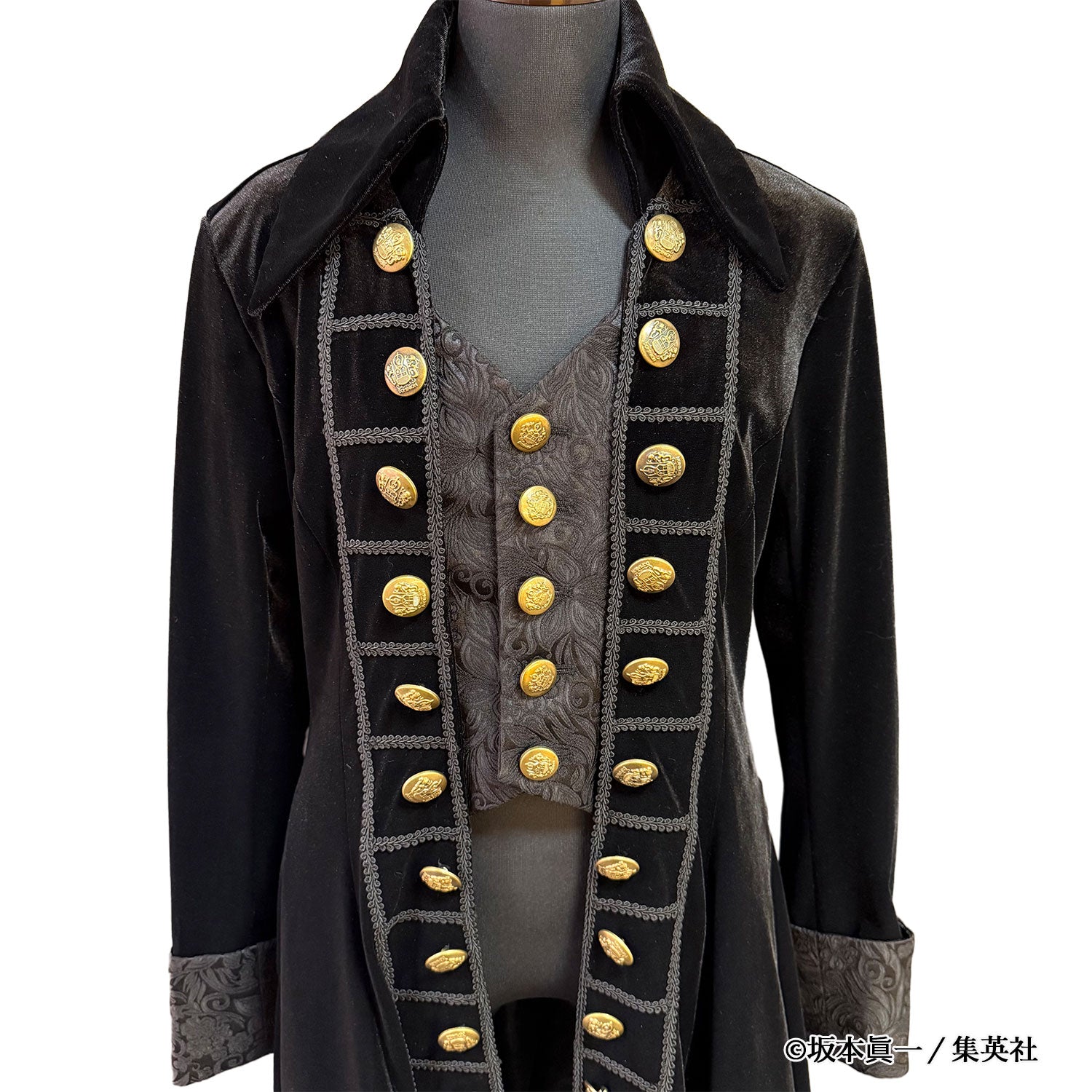 【ATELIER PIERROT】　「 イノサン 」 ロングジャケット　赤 ( 刺繍あり ) /青( 刺繍なし ) /黒 ( 刺繍なし ) 　