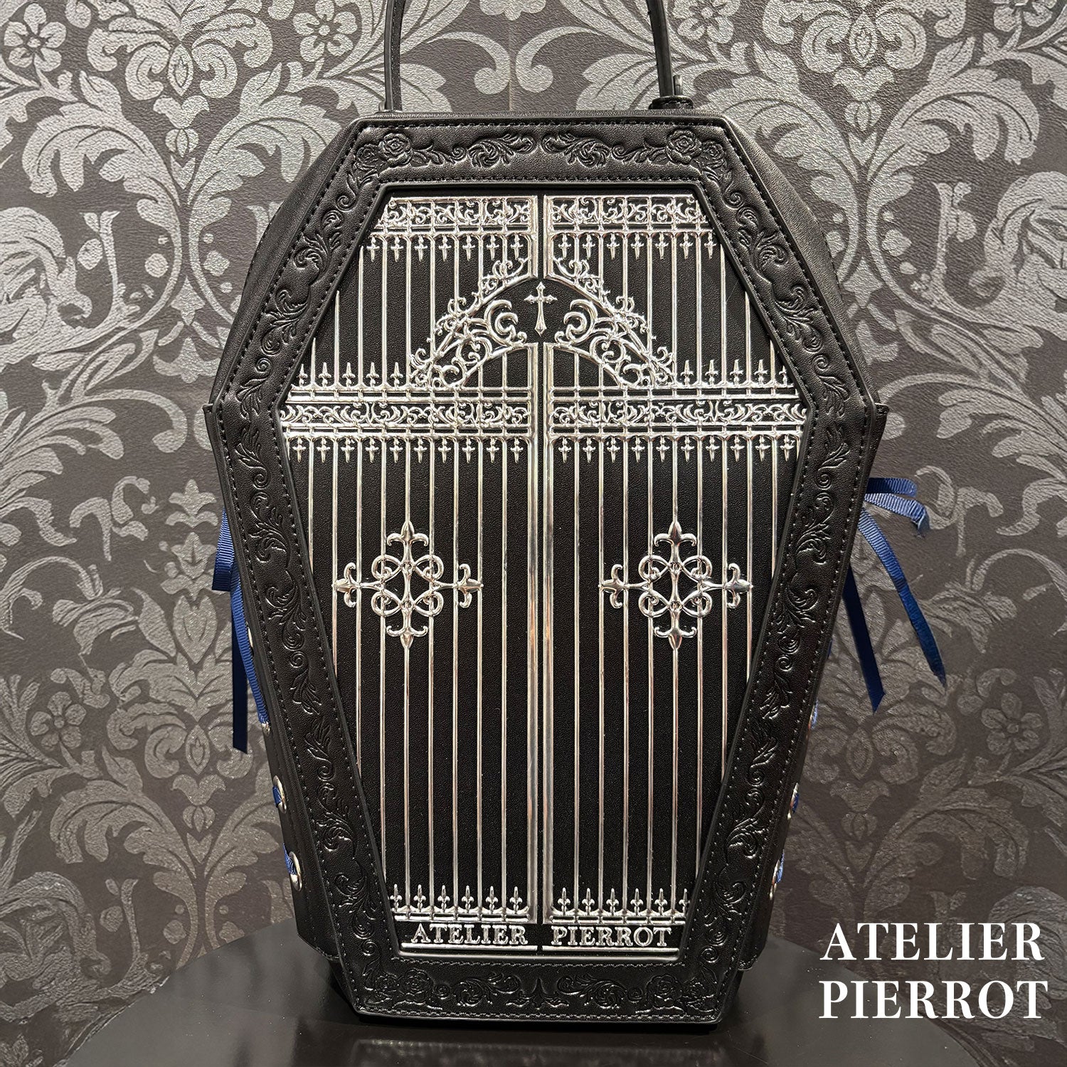 【ATELIER PIERROT】Iron Gate Coffin Bag　ボルドー×ゴールド/ネイビー×シルバー/ブラック×ゴールド