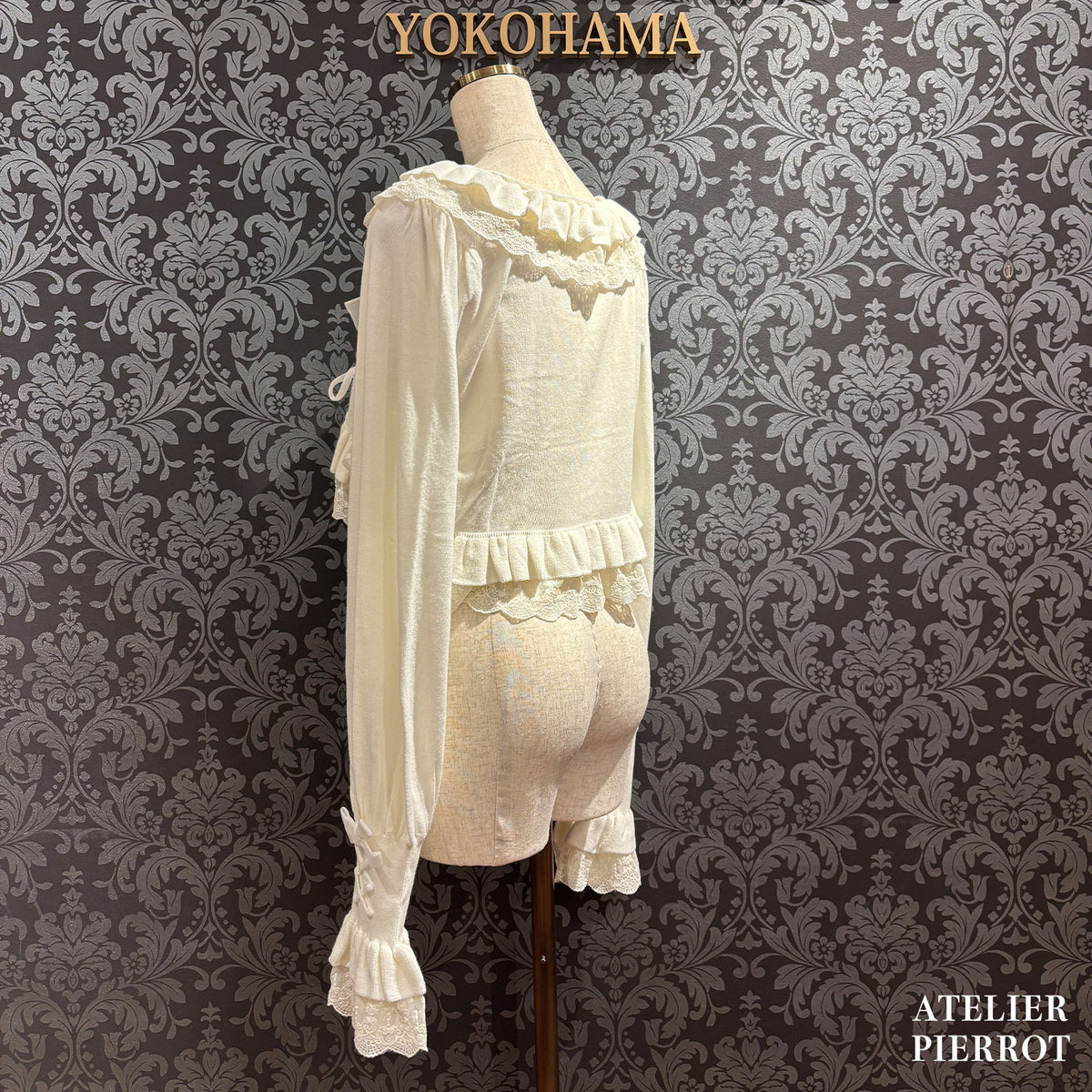 【ATELIER PIERROT】　★Ahora aceptando reservas★ Cárdigan Datura ValsWhite/Bordeaux/Purple/Black