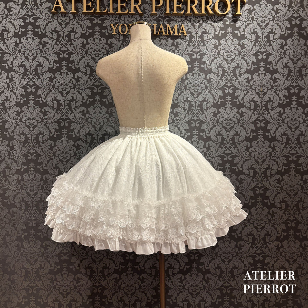 【ATELIER PIERROT】　★现已接受预订★ Lacrimosa 系带裙White/Bordeaux/Purple/Navy/Black