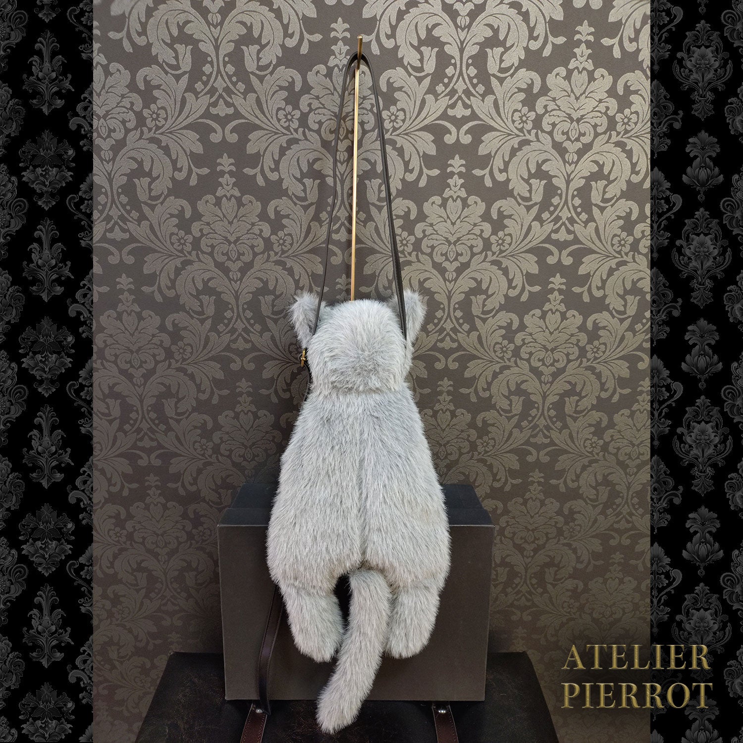 【ATELIER PIERROT】　Noir Neko Shoulder Bag　ホワイト/グレー/ブラック ★3月上旬～中旬入荷予定★