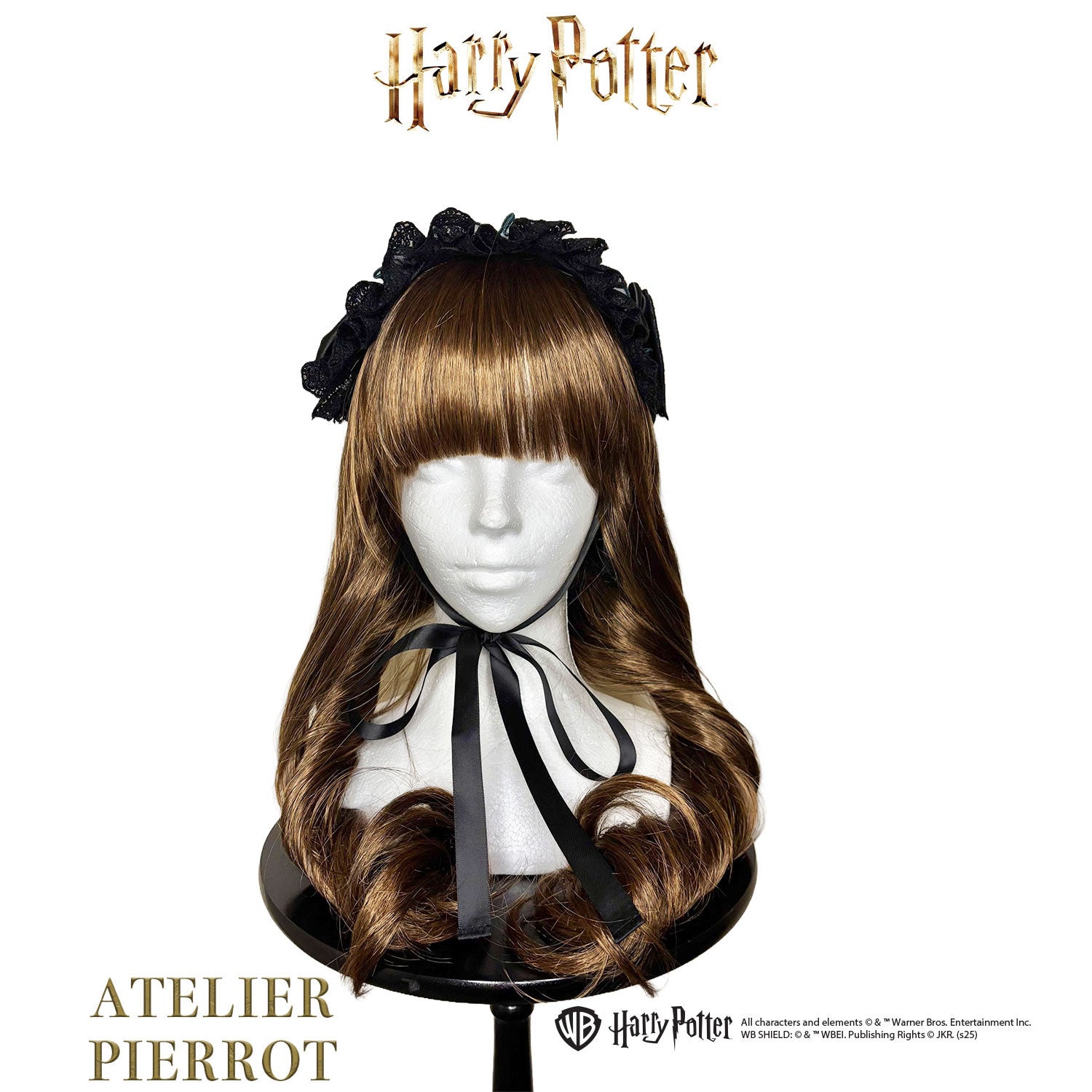 【ATELIER PIERROT】　Harry Potter ハリーポッター/編み上げヘッドドレス　グリフィンドール/スリザリン/ハッフルパフ/レイブンクロー