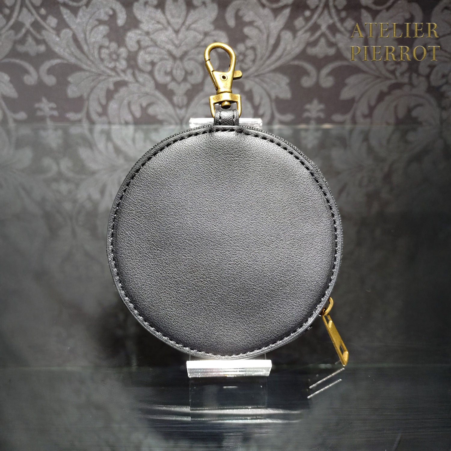 【ATELIER PIERROT】　Pochette a la carte  Coin Purse ~Clock~　ブロンズ/ブラック