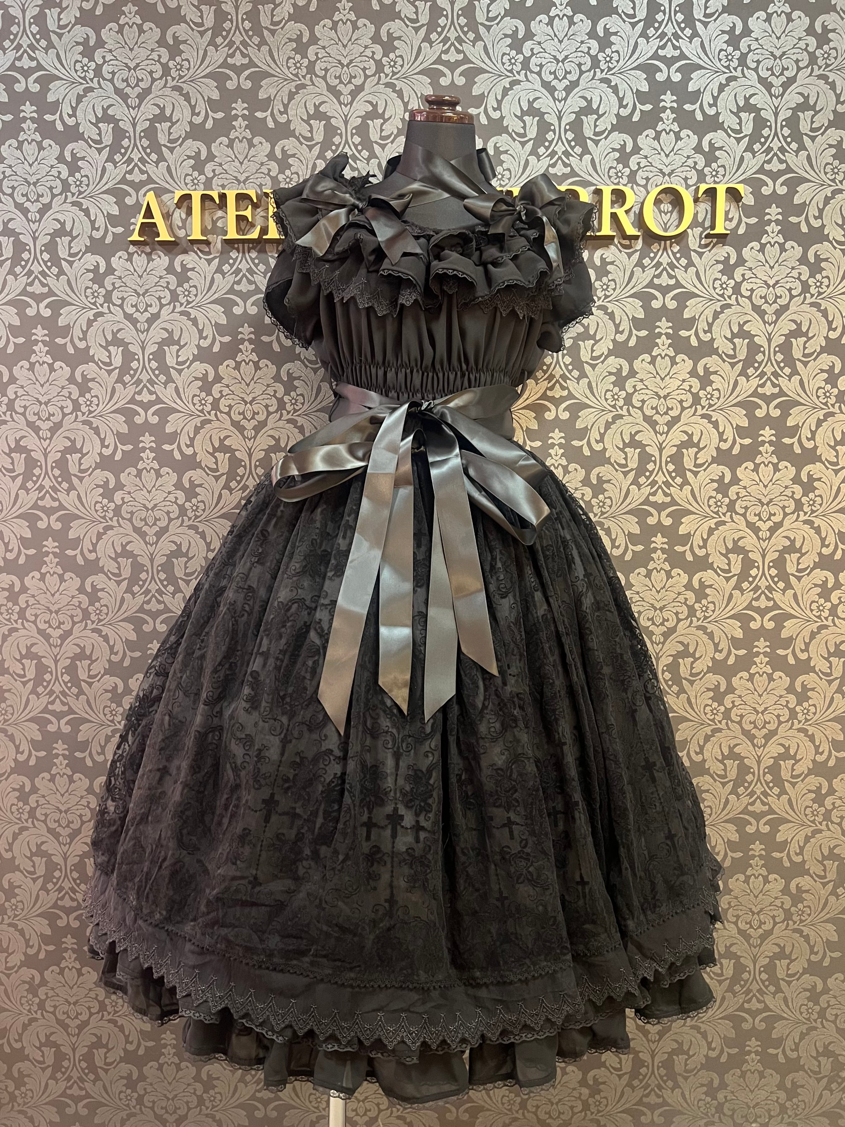 Triple fortune】トリプルフォーチュン 骸骨少女ワンピース(黒