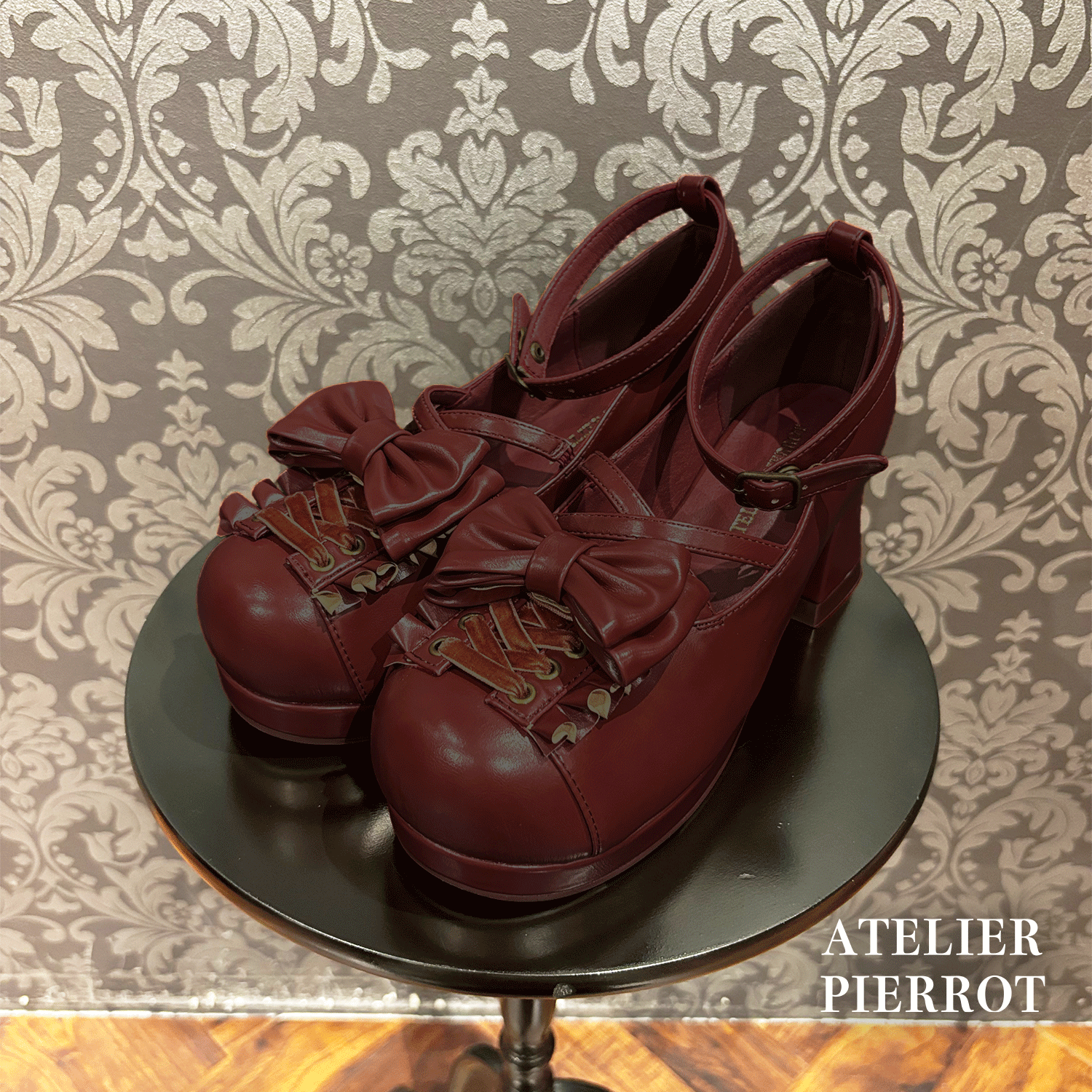 【ATELIER PIERROT】 Verzauberte Korsettpumpen weiß/bordeaux/schwarz S/m/l/xl  ★Mitte bis Ende April veröffentlicht★