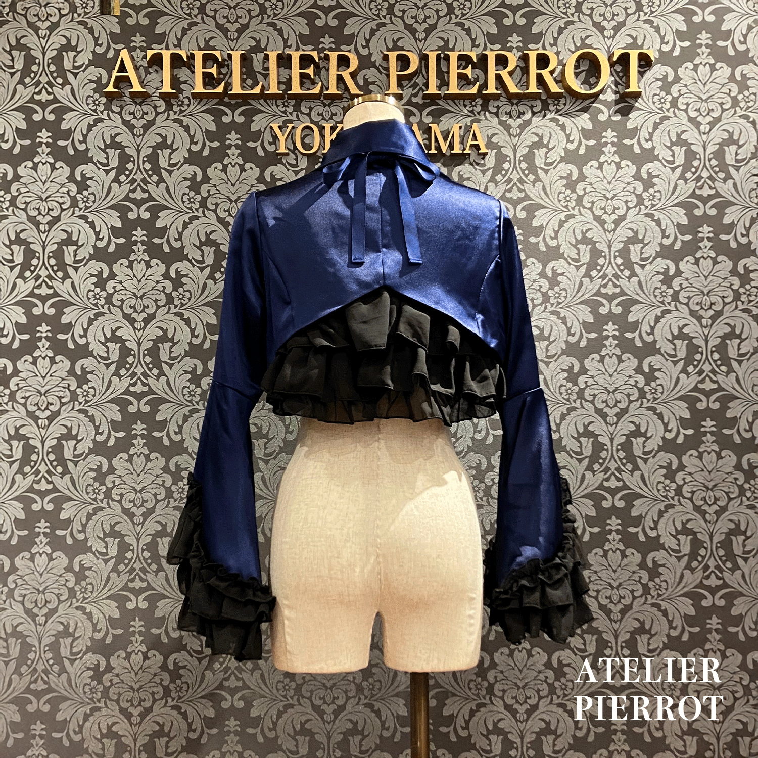 【ATELIER PIERROT】 Valkyrie Chaqueta de volante White/Burdeos/Navy/Negro x Blanco/Negro ★Lanzado a mediados a finales de agosto★