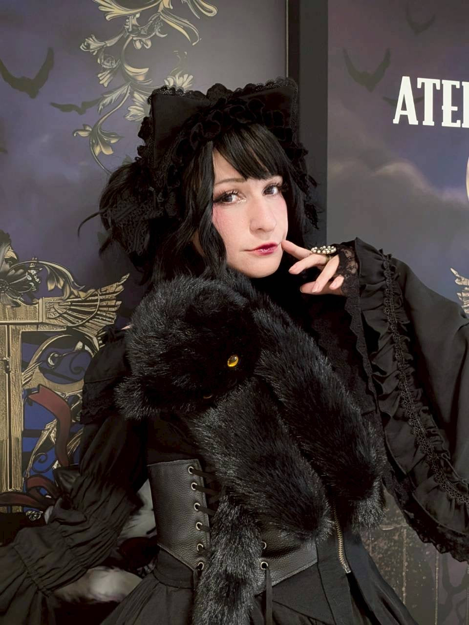 【ATELIER PIERROT】　Neige Neko Muffler