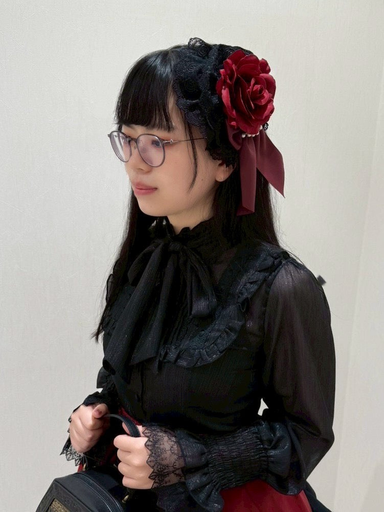 【ATELIER PIERROT] Jupe à lacets AdenophoraWhite/Nouvelle couleurBordeaux/Purple×Black/Nouvelle couleurNavy/Black×White/Black