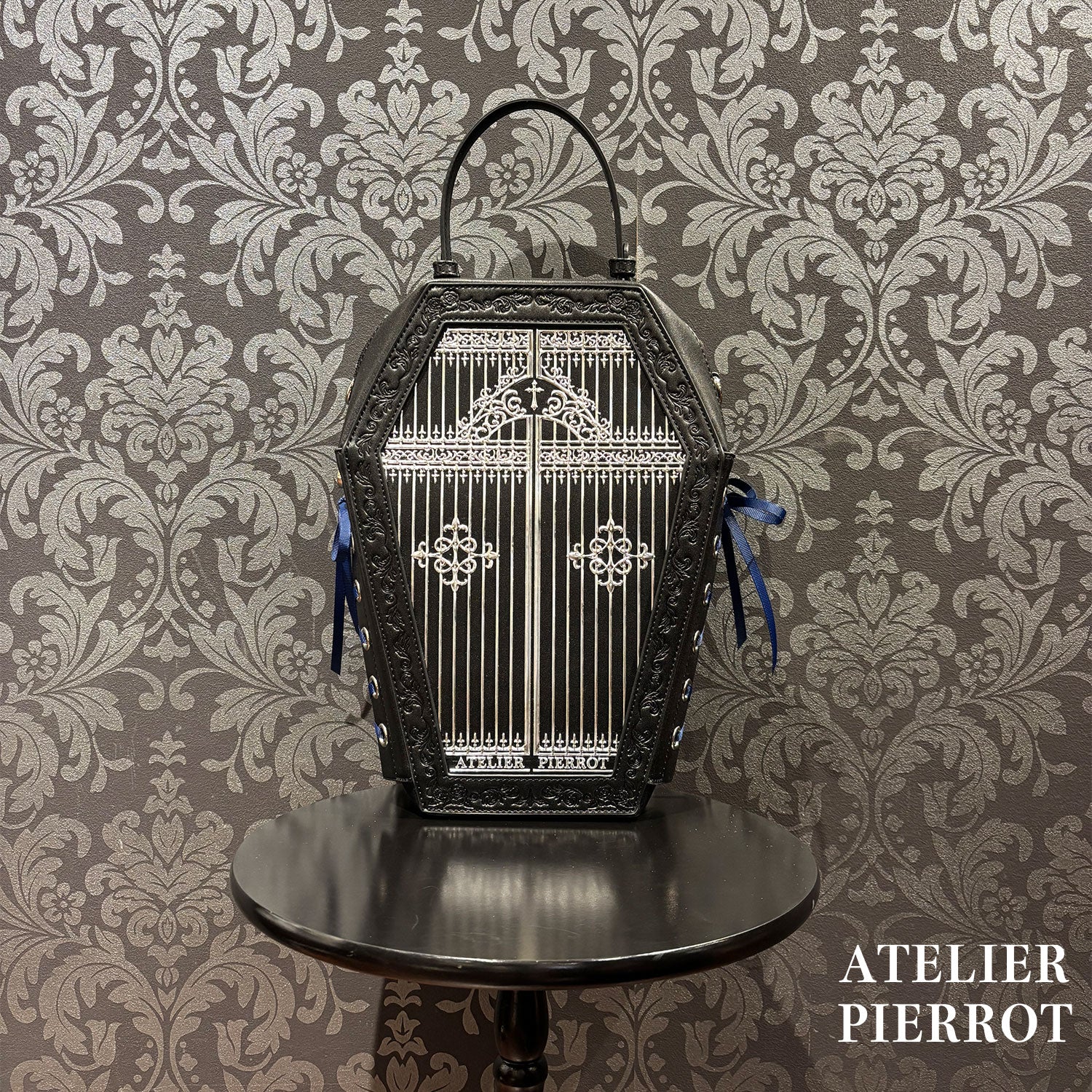 【ATELIER PIERROT】Iron Gate Coffin Bag　ボルドー×ゴールド/ネイビー×シルバー/ブラック×ゴールド
