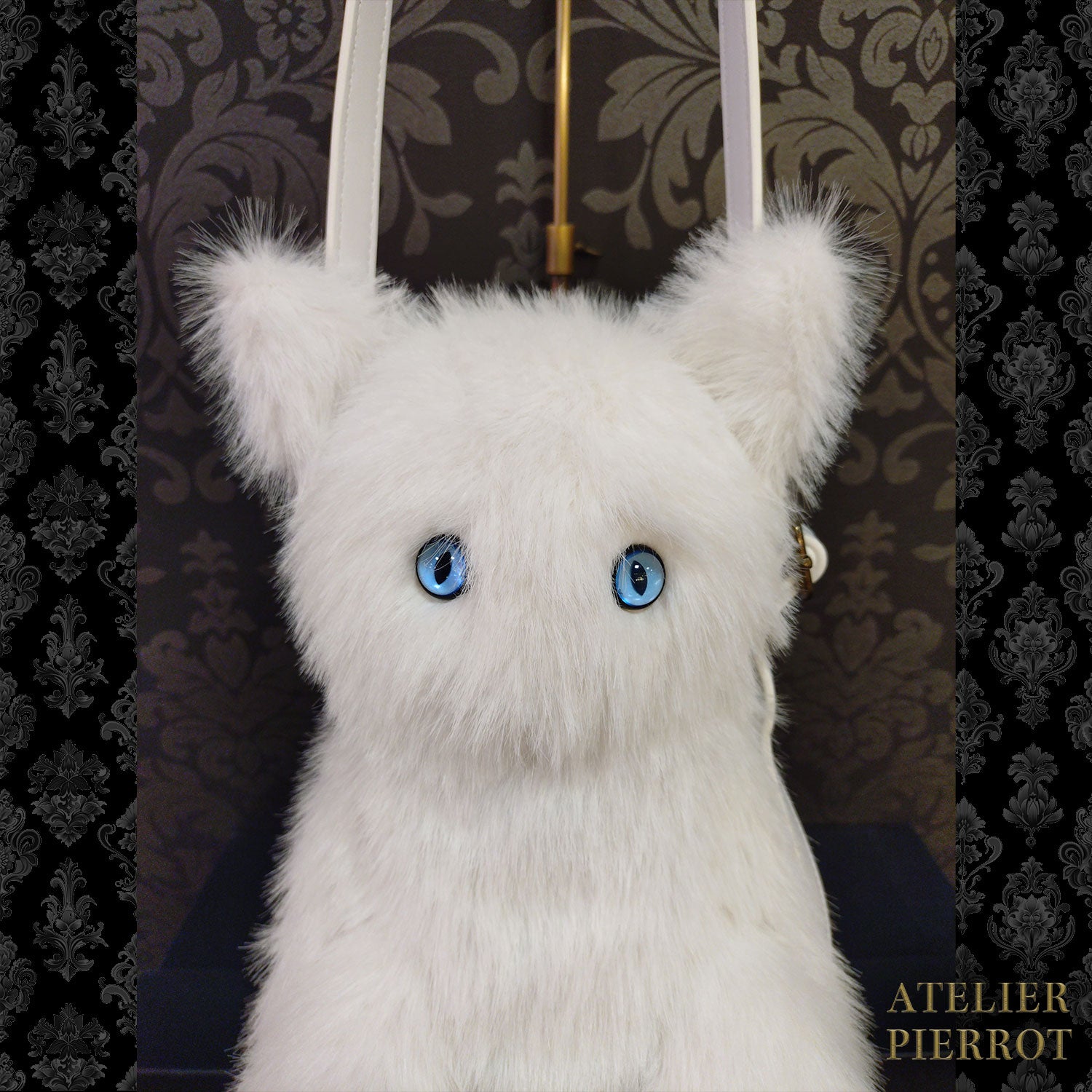 【ATELIER PIERROT】　Noir Neko Shoulder Bag　ホワイト/グレー/ブラック ★3月上旬～中旬入荷予定★