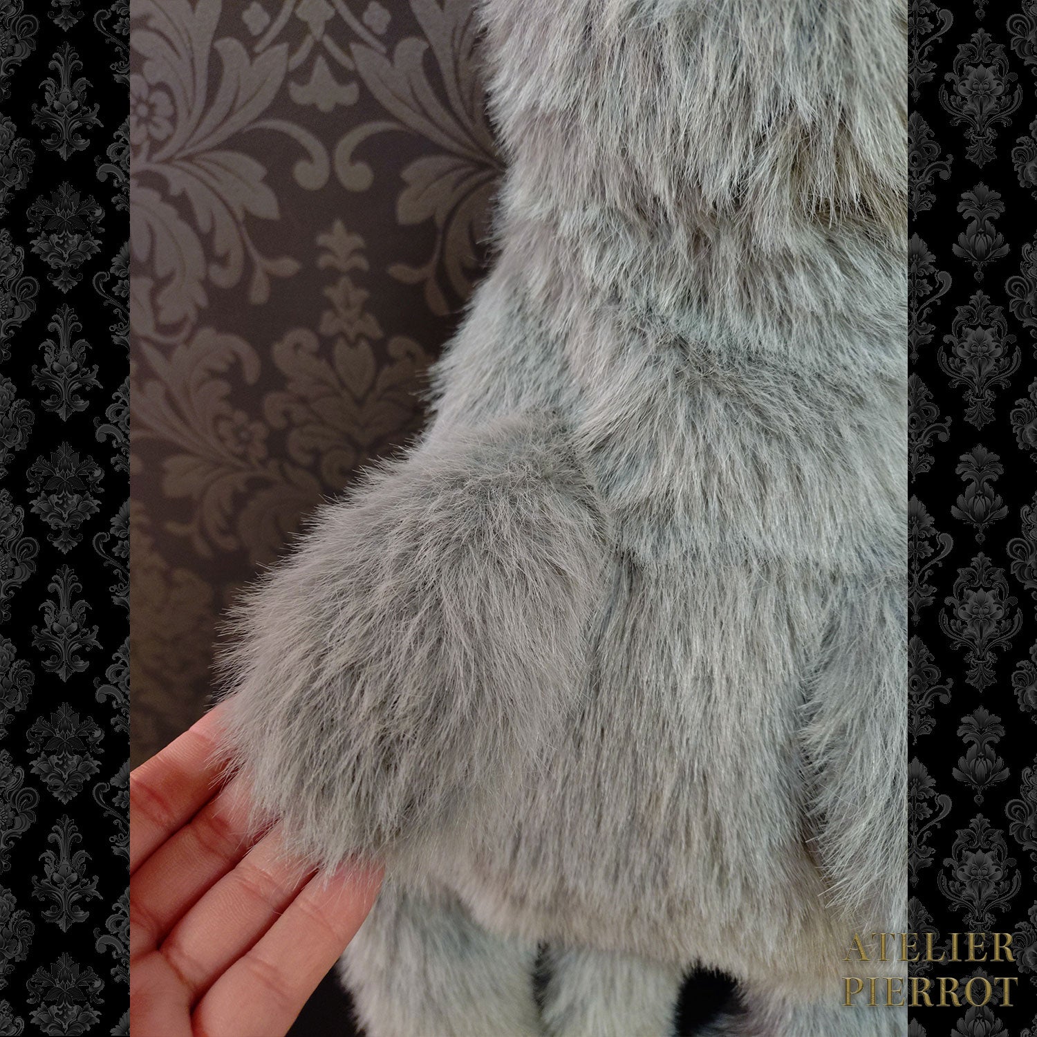 【ATELIER PIERROT】　Noir Neko Shoulder Bag　ホワイト/グレー/ブラック ★3月上旬～中旬入荷予定★